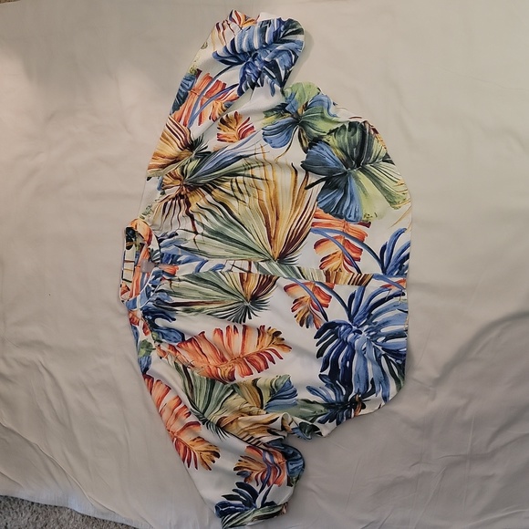Chico's tropical print batwing blouse size 16 - Picture 3 of 6